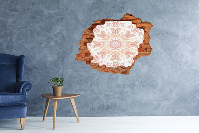 Hole wall sticker Hole in the Wall Mandala