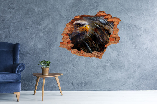 Hole wall sticker Eagle