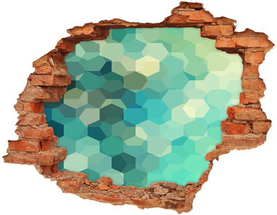 Hole in the wall decal Abstraction Background