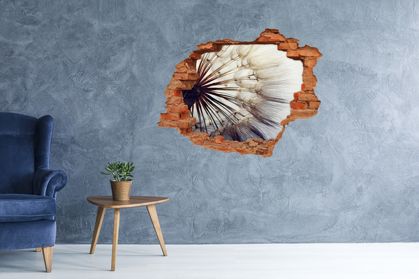 Hole in the wall sticker Dandelion