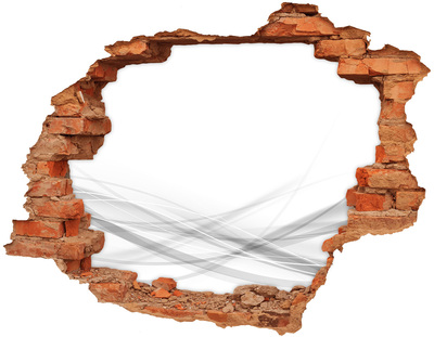 Hole in the wall sticker A ruined wall overlooking the space