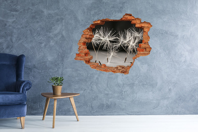 Hole wall sticker Dandelion seeds