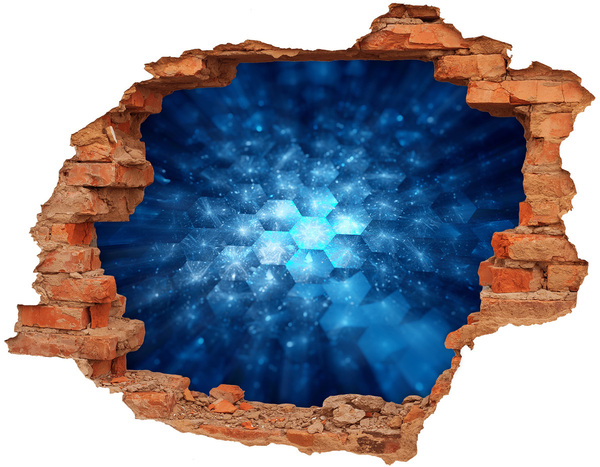 Hole wall sticker Crystals