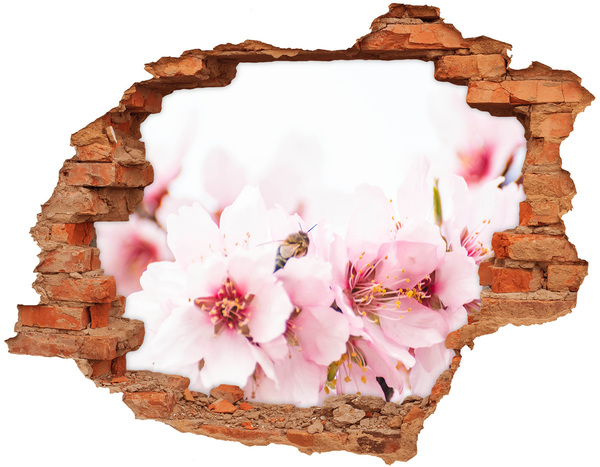 Hole wall sticker Cherry blossoms