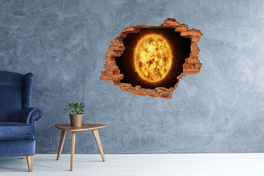 3D wall hole Sun