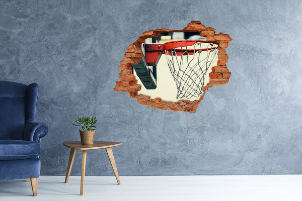 3D wall hole Basketball throw over the wall