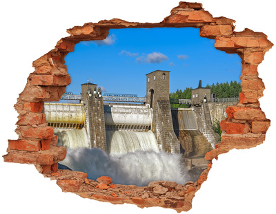 Hole wall sticker Water dam