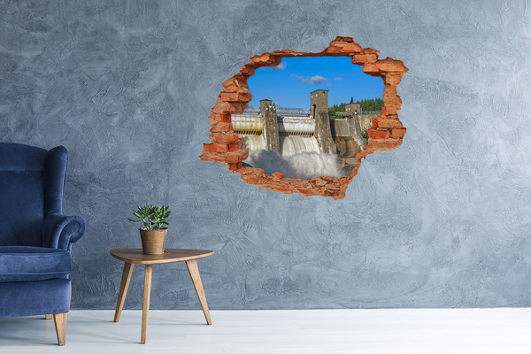 Hole wall sticker Water dam