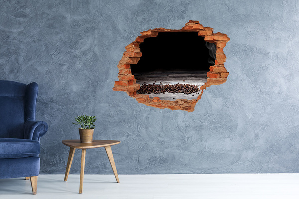 Hole wall sticker Aromatic coffee