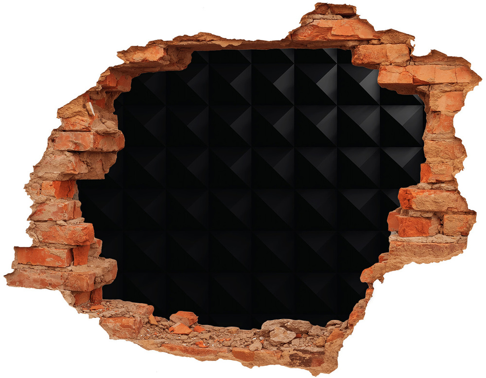 Hole in the wall sticker Abstraction Background