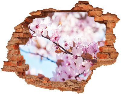 3D wall hole Cherry blossoms