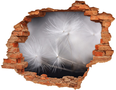 Hole wall sticker Dandelion seeds