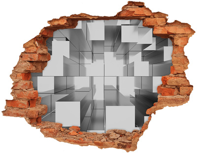 Hole in the wall sticker Space in concrete