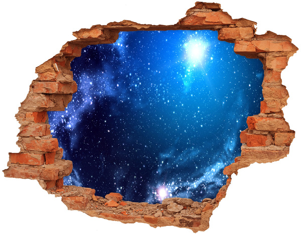 Hole in the wall decal Cosmic Space