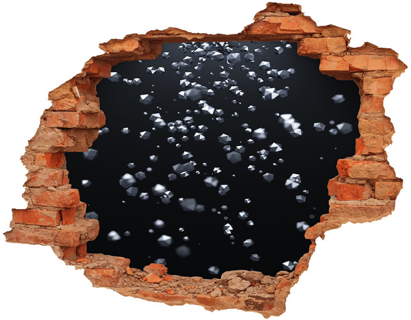 Hole in the wall decal Cosmic depth