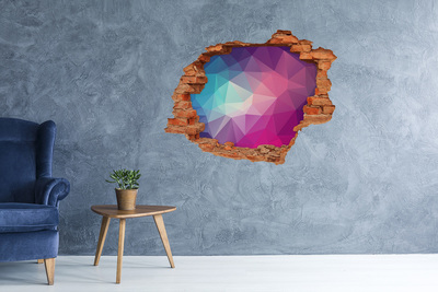 3D wall hole Geometry in the hole