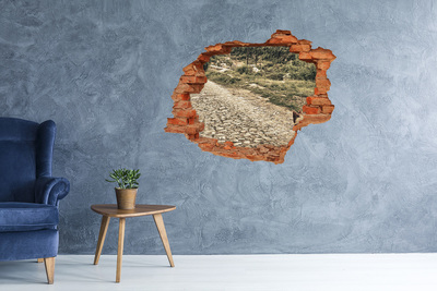Hole in the wall decal A charming country road