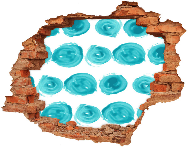 3D wall hole Turquoise Waters in the Hole