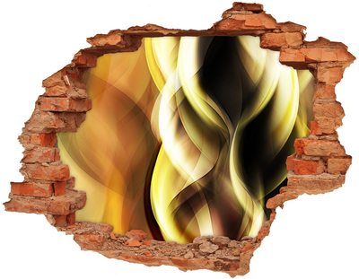 Hole in the wall sticker Golden light