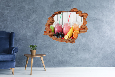 Hole wall sticker Fruit cocktails