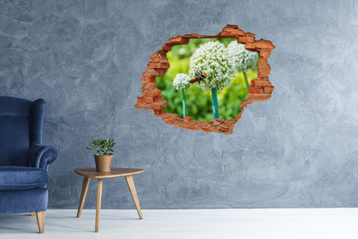 3D wall hole Flowering garlic