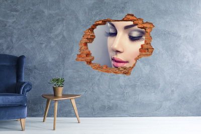 Hole wall sticker Perfect makeup