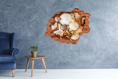 Hole wall sticker Hole in the Wall Christmas Decorations