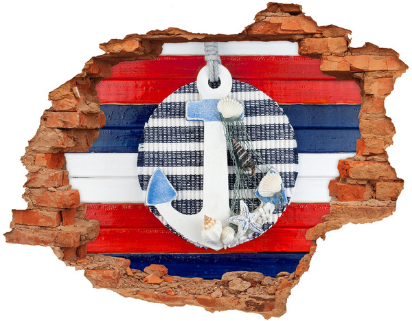 3D wall hole Sea adventure with shells