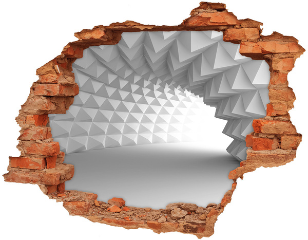 Hole wall sticker Modern 3D space