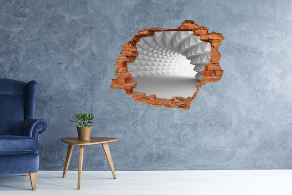 Hole wall sticker Modern 3D space