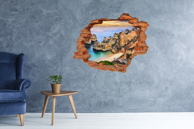 Hole in the wall decal Paradise Bay