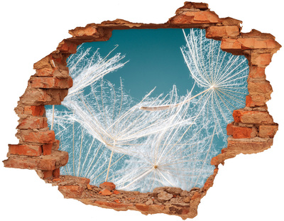 Hole in the wall sticker Dandelion seeds