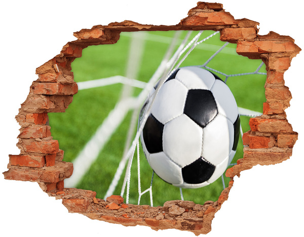 Hole in the wall decal Ball in the goal