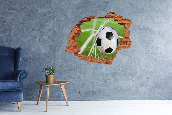 Hole in the wall decal A goal in football
