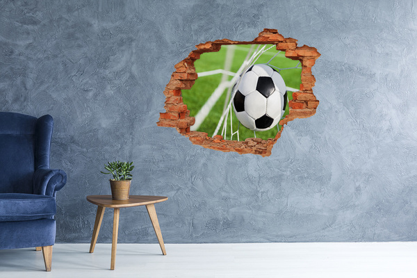 Hole in the wall decal Ball in the goal