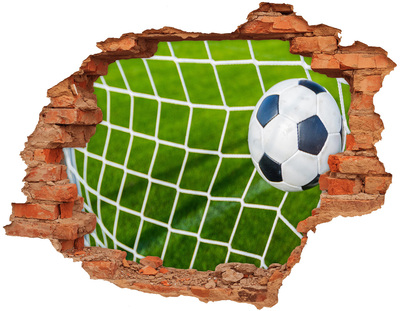 Hole in the wall decal Ball in the goal