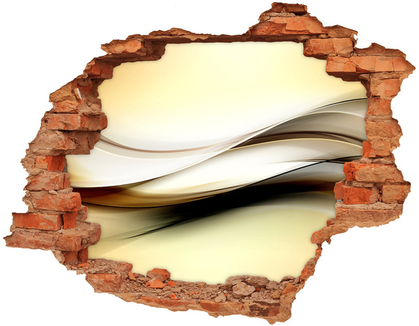 Hole wall sticker Abstract background