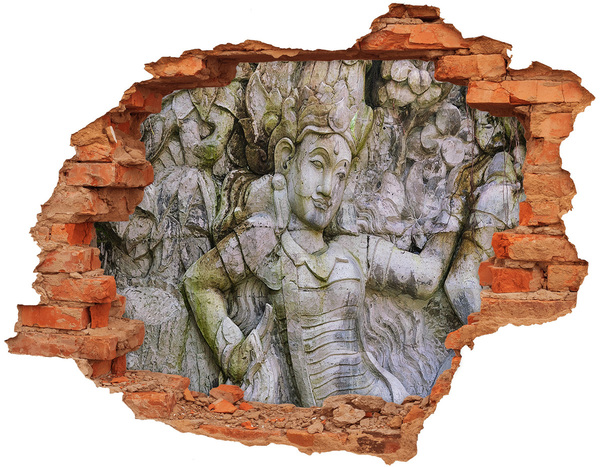 3D wall hole Deity in the ruins
