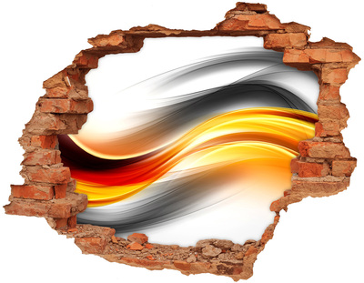 3D wall hole A breakthrough of colors in concrete