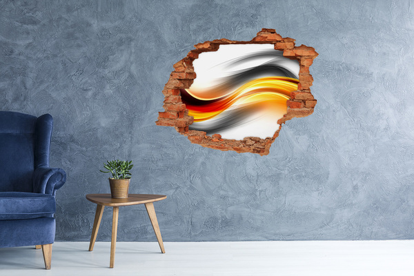 3D wall hole A breakthrough of colors in concrete