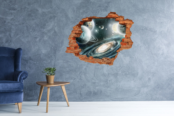 Hole wall sticker Cosmic Space