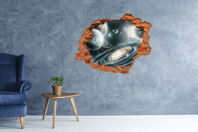 Hole wall sticker Geometric background