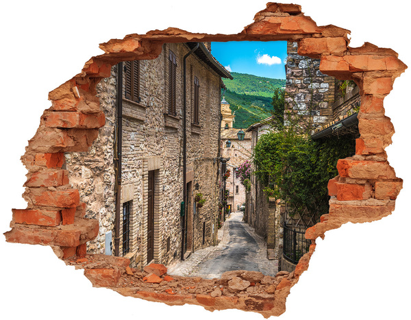Hole in the wall sticker A charming town in Tuscany