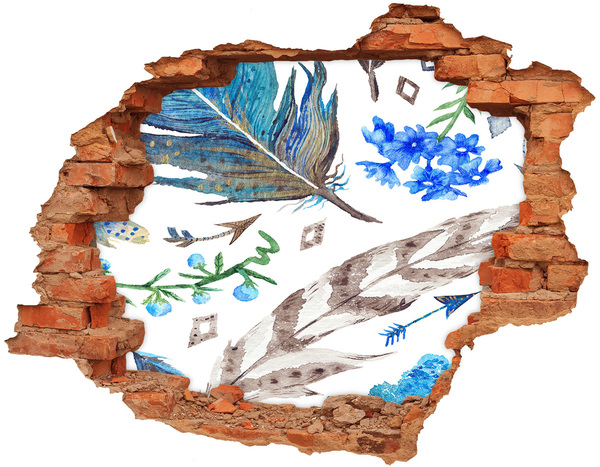 Hole in the wall sticker A mysterious oasis in the jungle