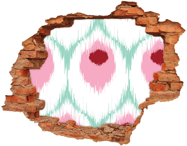 3D wall hole wallpaper Sound illusion in concrete