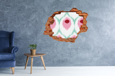 3D wall hole wallpaper Sound illusion in concrete