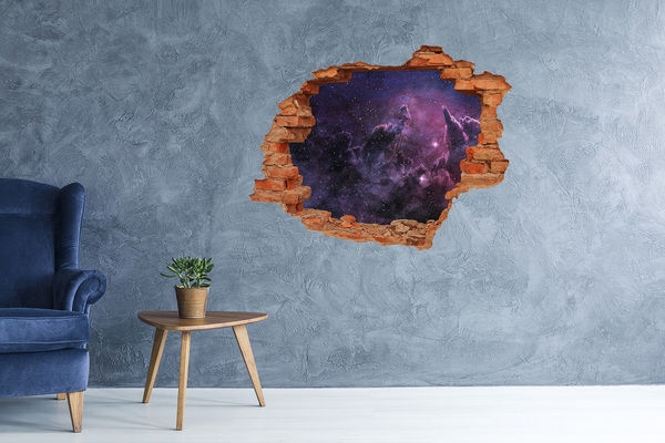 Hole wall sticker Cosmic Space