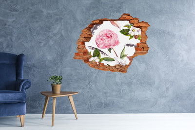 Hole in the wall sticker Kaleidoscope