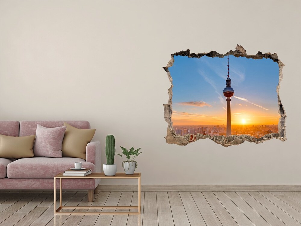 3D wall hole Television tower