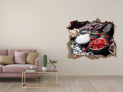 Hole in the wall decal Spice paradise